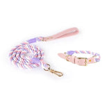 Luxe Royal Leather Rope Leash and Collar Set - Size: | Pack Of: 1 | Dog Collars | pethousekh