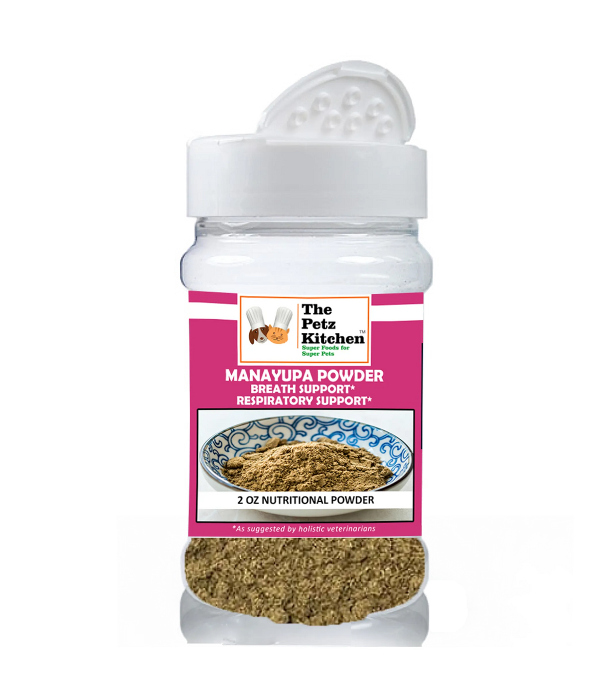 Manayupa Powder - Breath Support & Respiratory Support* The Petz Kitchen For Dogs & Cats* | Animal Vitamins & Supplements | pethousekh