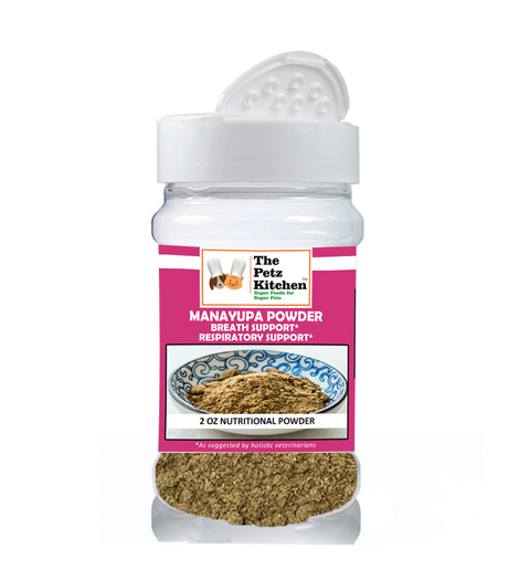 Manayupa Powder - Breath Support & Respiratory Support* The Petz Kitchen For Dogs & Cats* | Animal Vitamins & Supplements | pethousekh