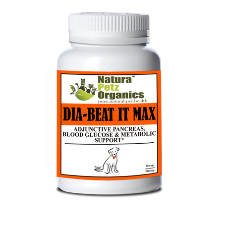 Max!* Capsules - Adjunctive Pancreas, Blood Glucose & Metabolic Support* | Animal Vitamins & Supplements | pethousekh