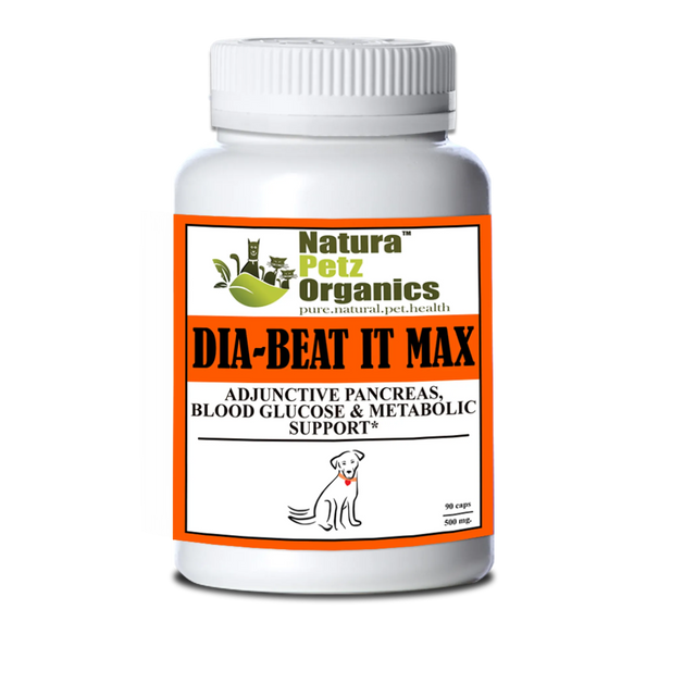 Max!* Capsules - Adjunctive Pancreas, Blood Glucose & Metabolic Support* | Animal Vitamins & Supplements | pethousekh