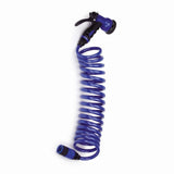 ME 6in1 Coil Spray Hose 120In Blu | Tubs | pethousekh