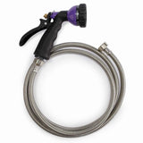 ME 6in1 Spray Hose 60In Blk | Tubs | pethousekh