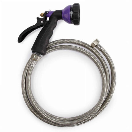 ME 6in1 Spray Hose 60In Blk | Tubs | pethousekh