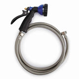 ME 6in1 Spray Hose 60In Blk | Tubs | pethousekh