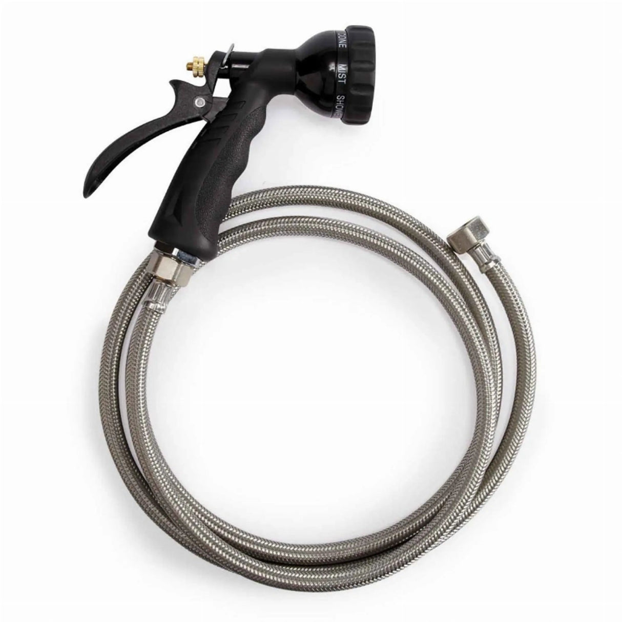 ME 6in1 Spray Hose 60In Blk | Tubs | pethousekh