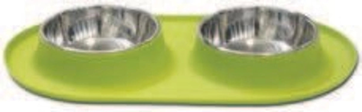 Messy Mutts Double Silicone Feeder for Two Bowls | Double Bowls | pethousekh