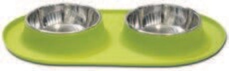 Messy Mutts Double Silicone Feeder for Two Bowls | Double Bowls | pethousekh