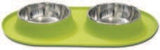 Messy Mutts Double Silicone Feeder for Two Bowls | Double Bowls | pethousekh