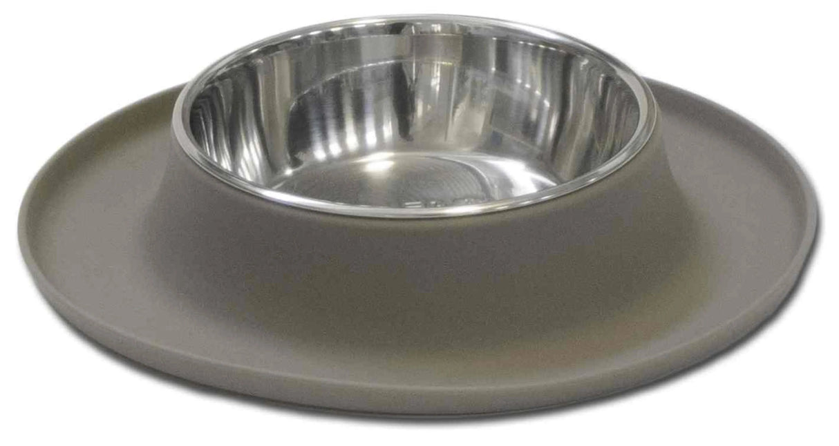 Messy Mutts Single Silicone Feeder Grey XL | Bowls | pethousekh