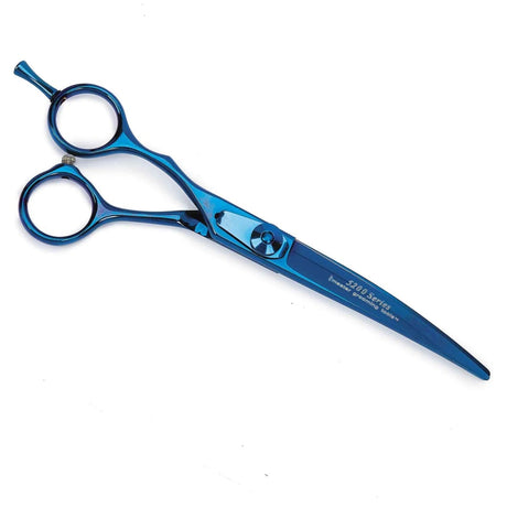 MGT 5200 Blue Titanium Curved Shear for Lefties | Shears | pethousekh