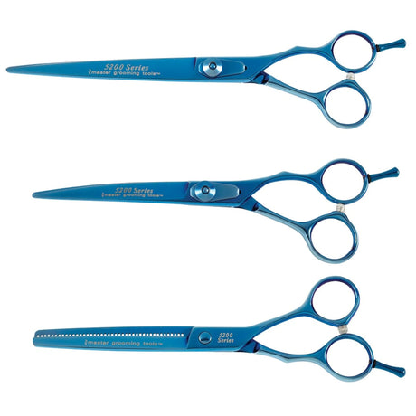 MGT 5200 Blue Titanium Shear Kit 3pc | Shears | pethousekh