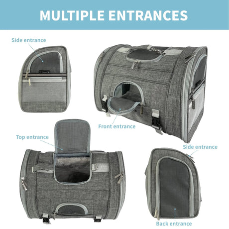 Mr. Peanut's Monterey Convertible Backpack Pet Carrier For Travel | Pet Carriers | pethousekh
