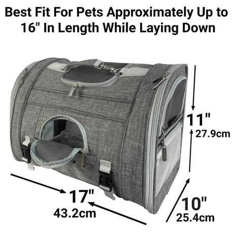 Mr. Peanut's Monterey Convertible Backpack Pet Carrier For Travel | Pet Carriers | pethousekh
