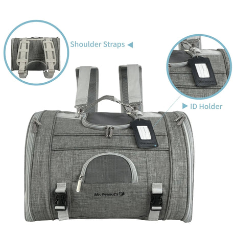 Mr. Peanut's Monterey Convertible Backpack Pet Carrier For Travel | Pet Carriers | pethousekh