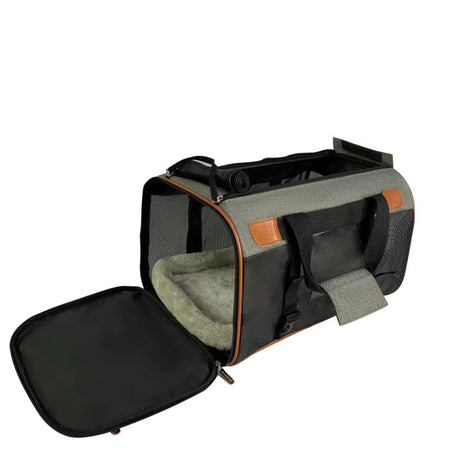 Mr. Peanut's Rhodium Series Mini Pet Carrier, 18x12x9 Inches | Pet Carriers | pethousekh