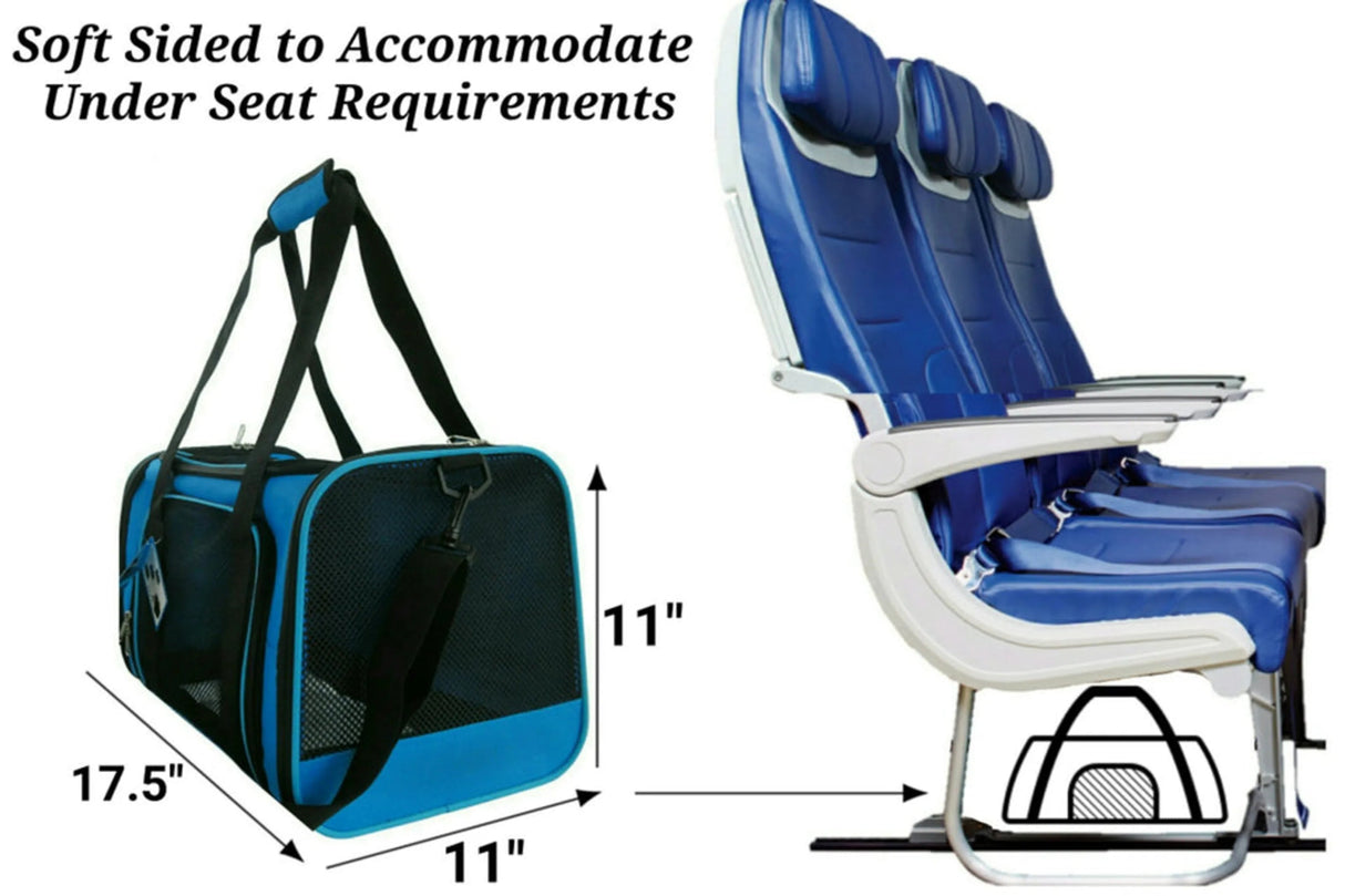 Mr. Peanut's Silver Series Airline Capable Soft Sided Pet Carrier | Pet Carriers | pethousekh