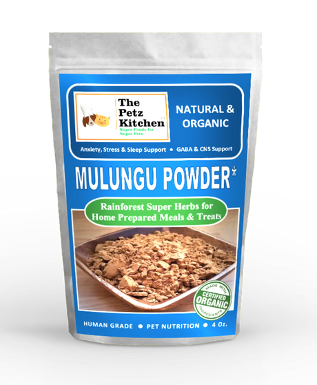 Mulungu Powder - Anxiety Stress Sleep Gaba & Cns Support* The Petz Kitchen - Organic Human Grade Ingredients For Home Prepared Meals & Treats | Animal Vitamins & Supplements | pethousekh