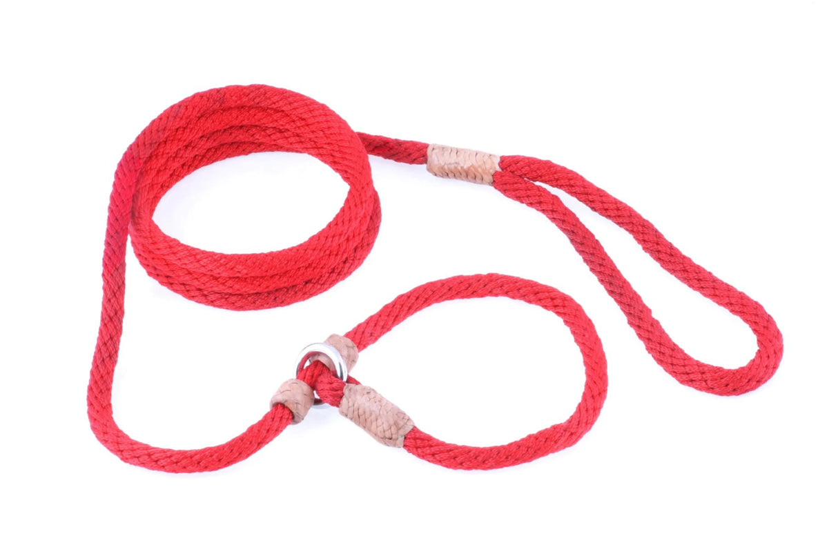 Nylon Slip Leash With 2 Stoppers (6ft x 5/16in or 8mm) | Dog Leashes | pethousekh