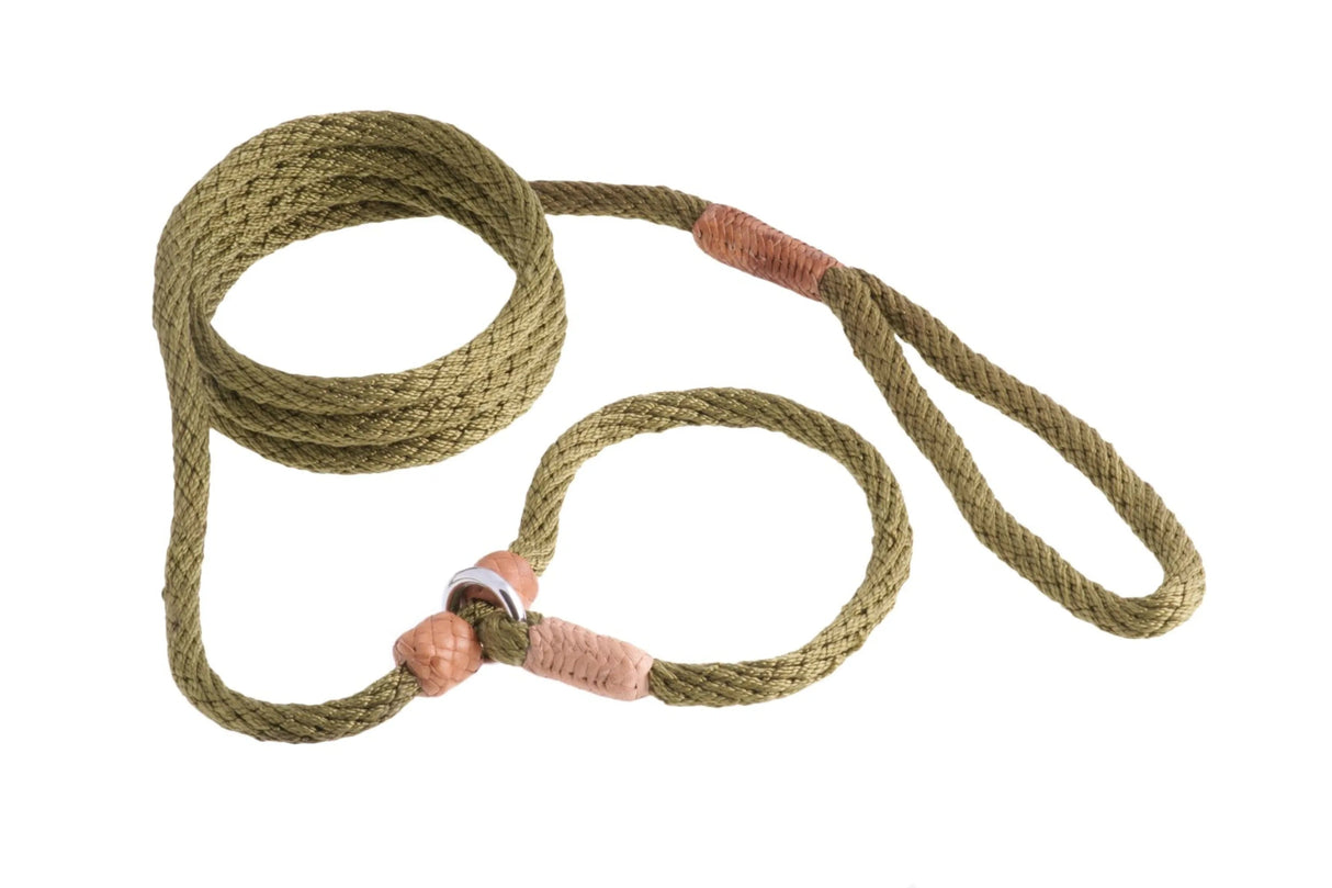 Nylon Slip Leash With 2 Stoppers (6ft x 5/16in or 8mm) | Dog Leashes | pethousekh
