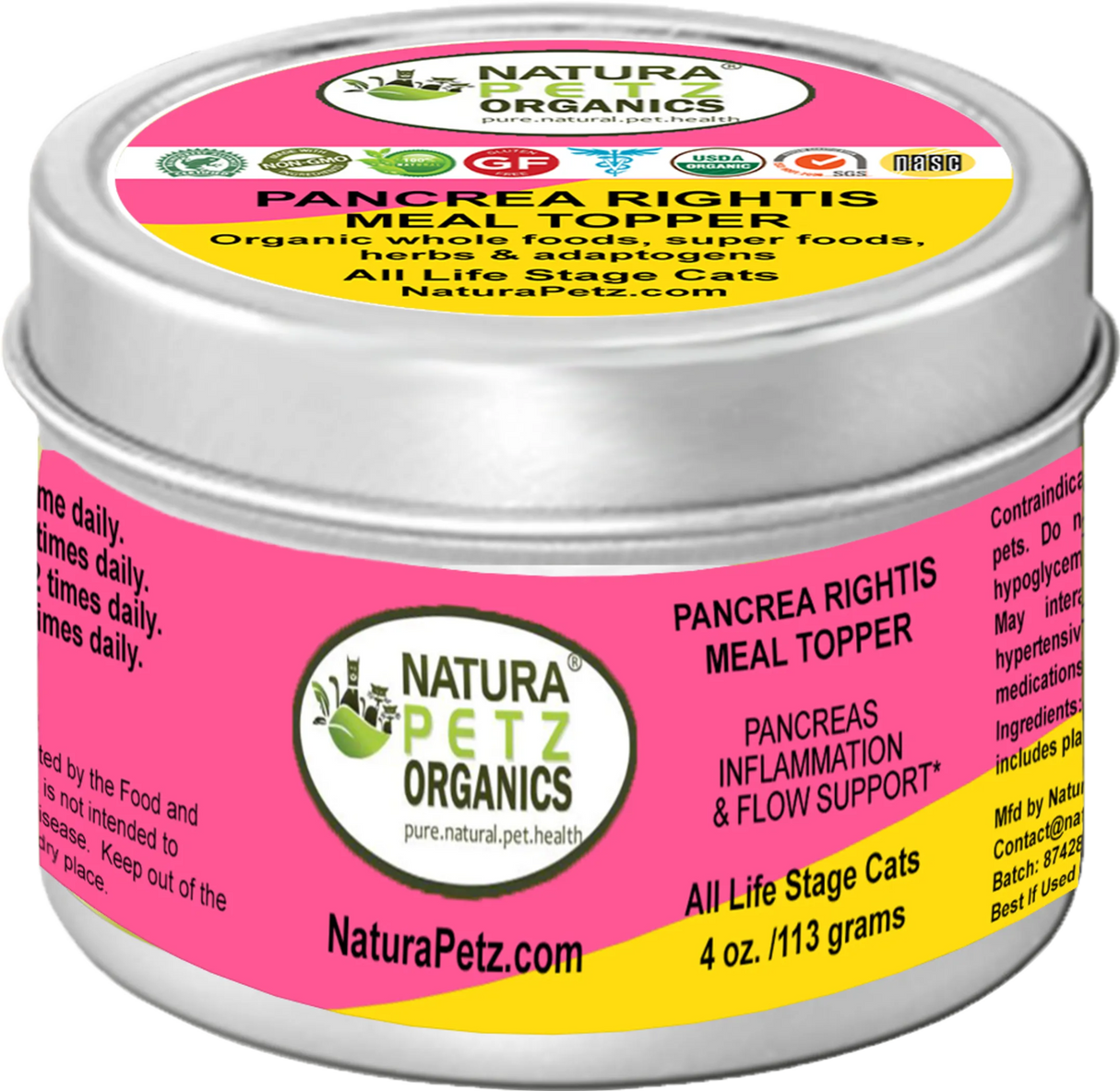 Pancrea Rightis Max Meal Topper* Pancreas Inflammation & Flow Support* For Dogs & Cats* | Dog Food Toppers | pethousekh