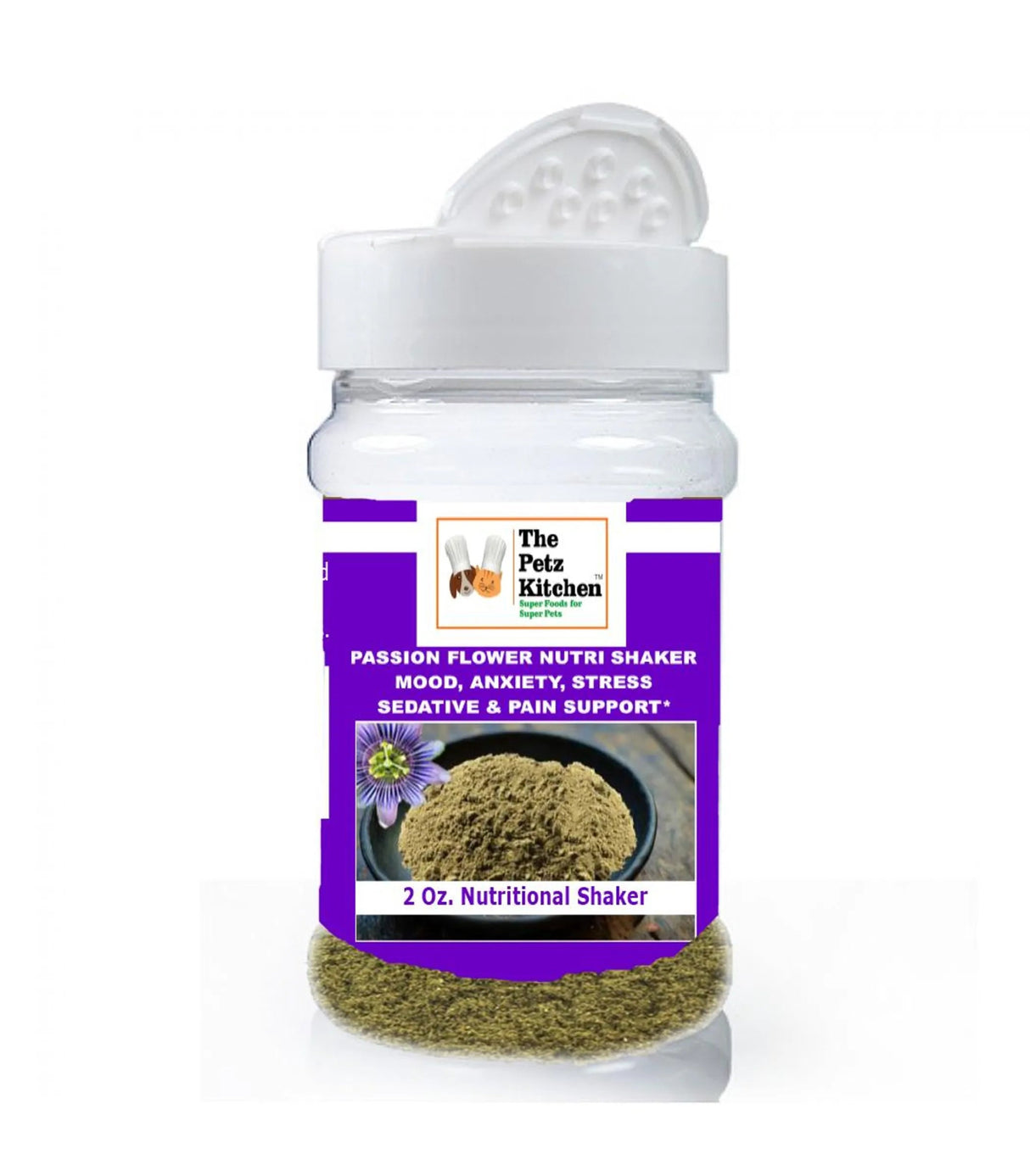 Passion Flower - Mood Anxiety Stress Sedative & Pain Support* - The Petz Kitchen | Animal Vitamins & Supplements | pethousekh
