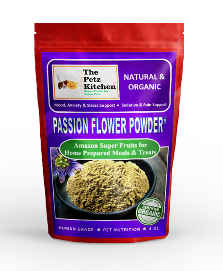 Passion Flower - Mood Anxiety Stress Sedative & Pain Support* - The Petz Kitchen | Animal Vitamins & Supplements | pethousekh