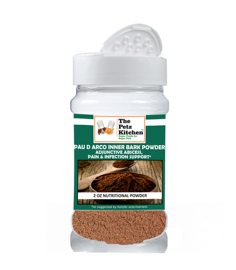 Pau D Arco Inner Bark - Adjunctive Abscess, Pain & Infection Support* The Petz Kitchen | Animal Vitamins & Supplements | pethousekh