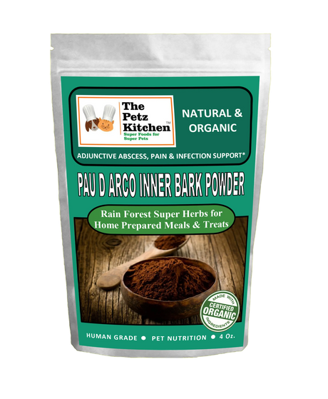 Pau D Arco Inner Bark - Adjunctive Abscess, Pain & Infection Support* The Petz Kitchen | Animal Vitamins & Supplements | pethousekh