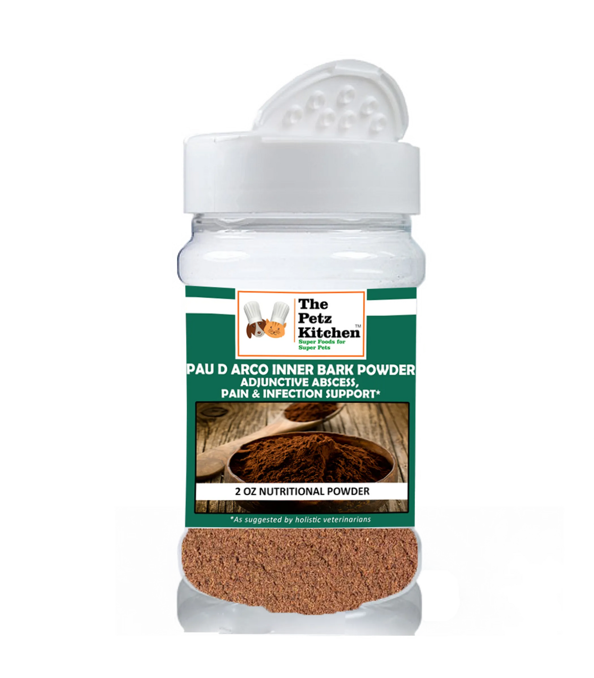 Pau D Arco Inner Bark - Adjunctive Abscess, Pain & Infection Support* The Petz Kitchen | Animal Vitamins & Supplements | pethousekh