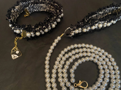 Pearl and Tweed Leash | Dog Leashes | pethousekh