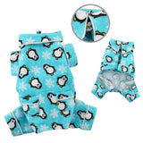 Penguins & Snowflake Flannel PJ with 2 Pockets | Dog Clothes | pethousekh