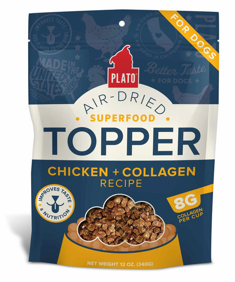 Plato Food Topper Chicken & Collagen Recipe | Food Toppers | pethousekh