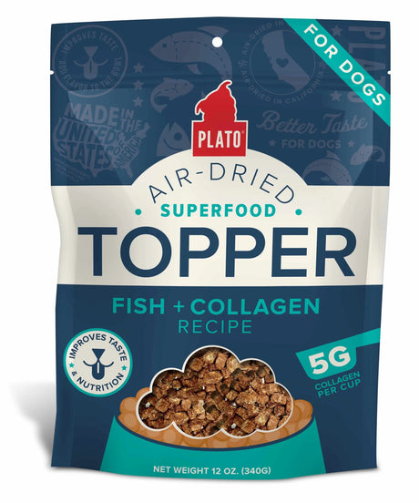 Plato Food Topper Fish & Collagen Recipe | Food Toppers | pethousekh