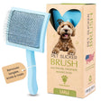 Professional Curved Slicker Brush for Long Haired Pets | Tools | pethousekh
