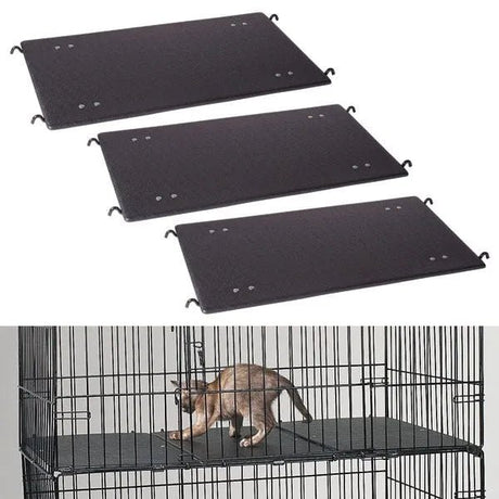 PS Cat Cage Deluxe Platform 3Pc | Cages | pethousekh