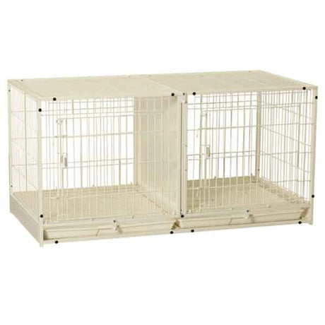PS Color Modular Cage w/PlasTry Wht | ProCages & Kennels | pethousekh