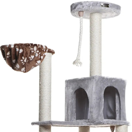 Real Wood Cat Climber Play House With Playhouse, Basket | Scratchers | pethousekh