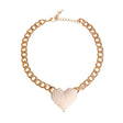 Rhinestone Heart Necklace | Dog Collars | pethousekh