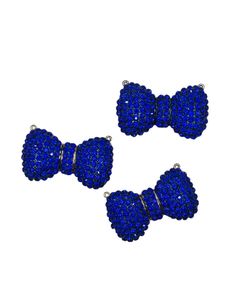 Royal Blue Bow Necklace - Big Dog Necklace | Dog Collars | pethousekh