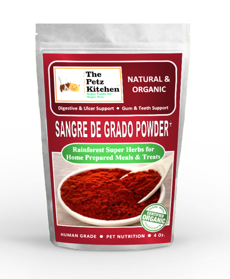Sangre De Grado - Wound & Infection Support* The Petz Kitchen - Organic & Human Grade Ingredients & Shakers For Home Prepared Meals & Treats | Animal Vitamins & Supplements | pethousekh