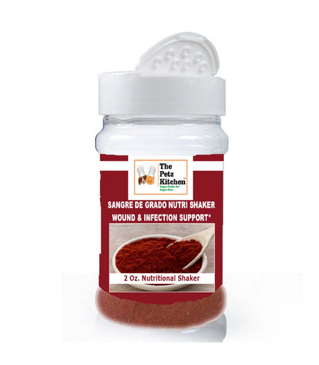 Sangre De Grado - Wound & Infection Support* The Petz Kitchen - Organic & Human Grade Ingredients & Shakers For Home Prepared Meals & Treats | Animal Vitamins & Supplements | pethousekh