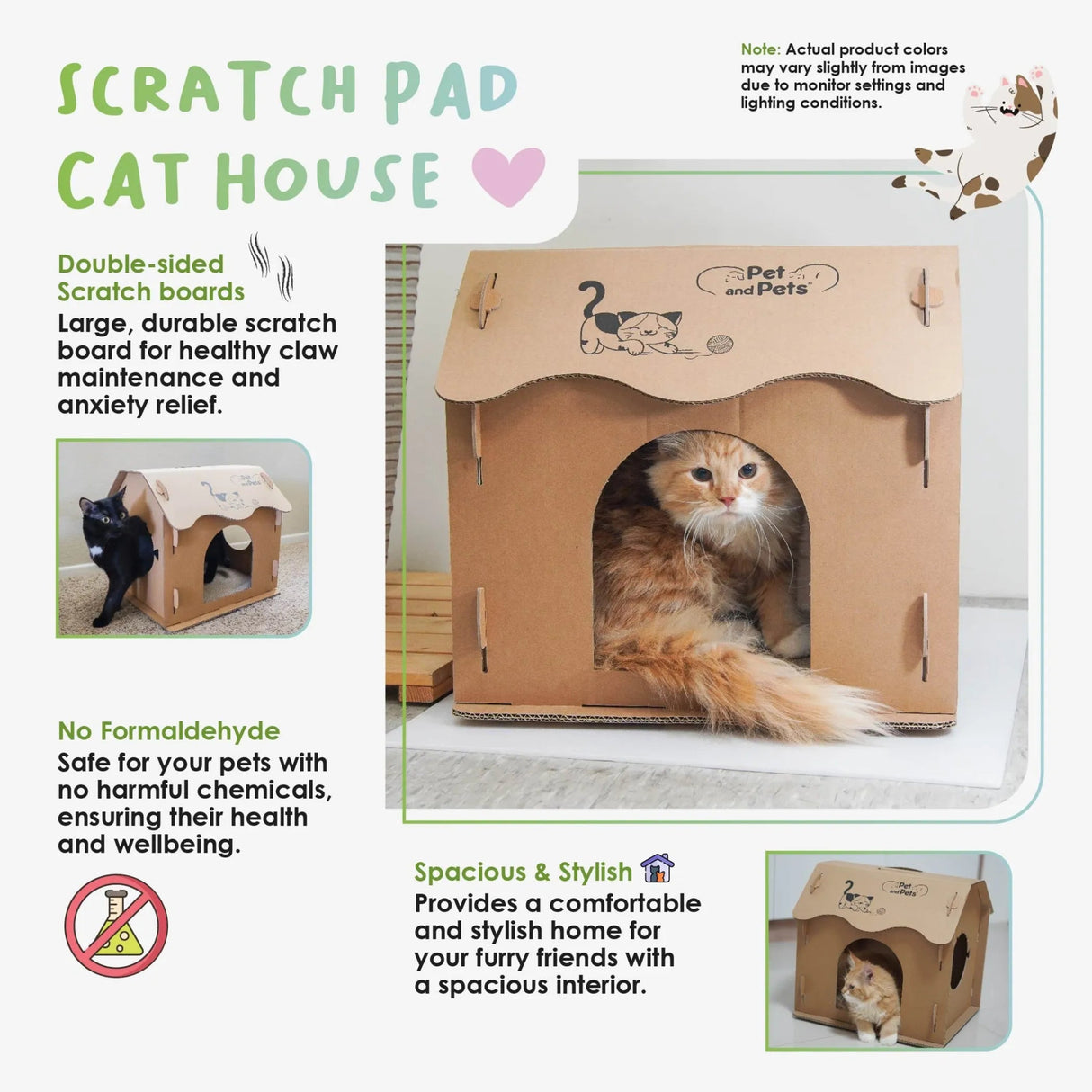 Scratch Pad Cat House | Cat Houses | pethousekh