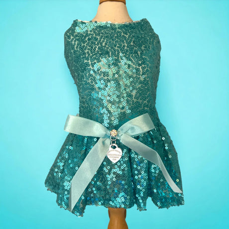 Sequin Glam Sniffany Dog Dress | Dog Clothes | pethousekh