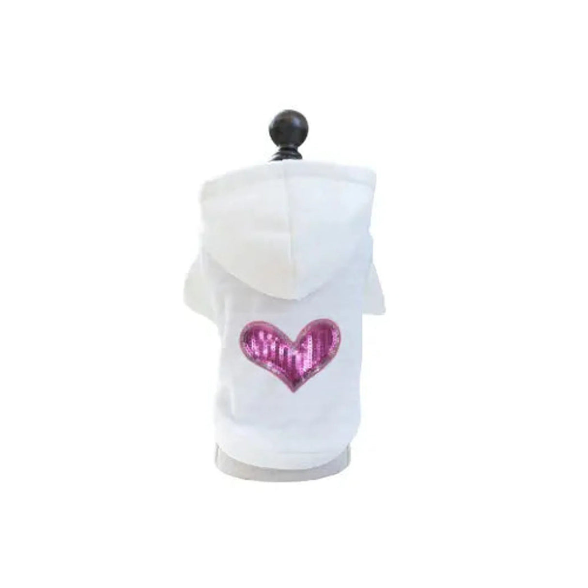 Sequin Heart Lightweight Hoodie - Dog Hoodie | Dog Clothes | pethousekh