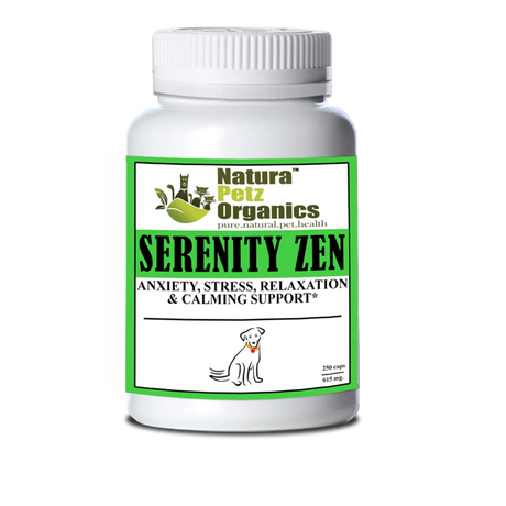 Serenity Zen - Anxiety, Stress, Relaxation & Multi - Systems Calming Support Dogs & Cats* | Animal Vitamins & Supplements | pethousekh