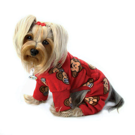 Silly Monkey Fleece Turtleneck Pajamas | Pajamas | pethousekh