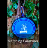 Single Blue Silicone Collapsible Travel Bowl | Food & Water Bowls | pethousekh