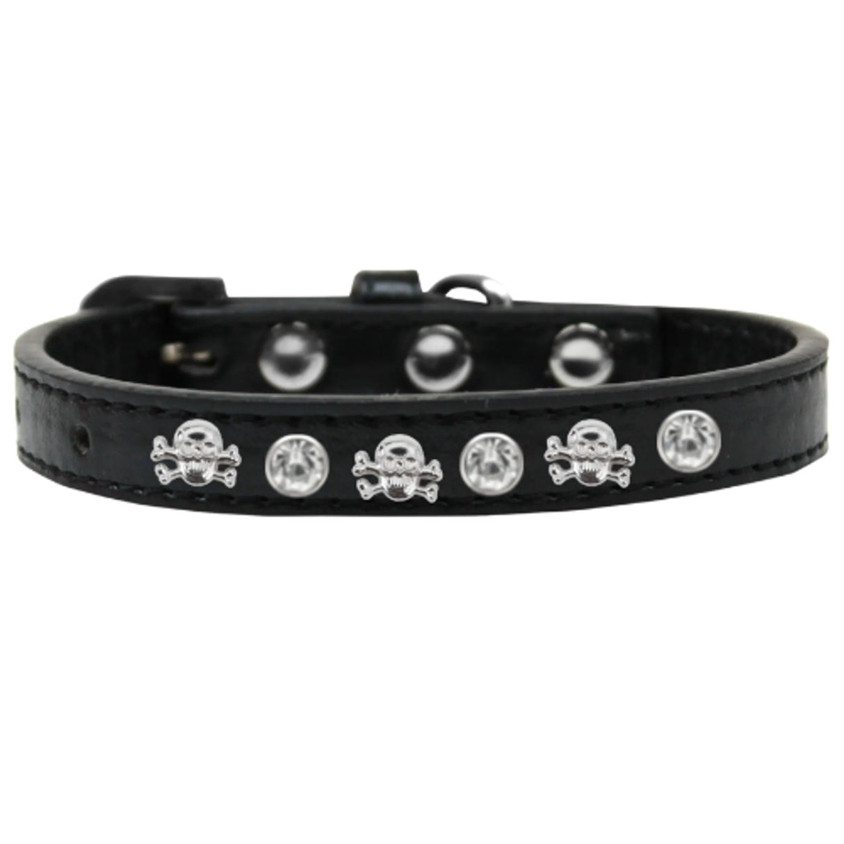 Skull Studded Collar | Dog Collars | pethousekh