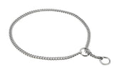 Slip Curve Show Chain Collar (24 in x 1.4 mm) | Dog Collars | pethousekh